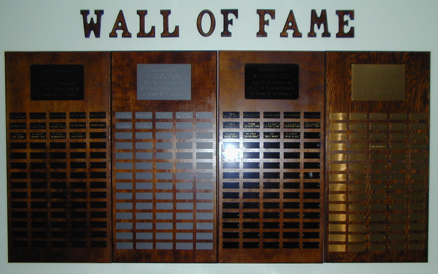 Wall of Fame